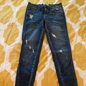 Distressed jeans, size 24 (1)